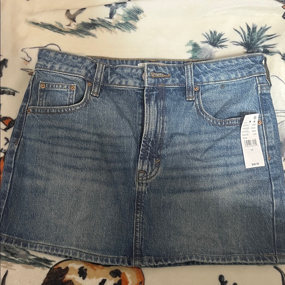 Pacific Sunwear Light Blue Denim Mini Skirt